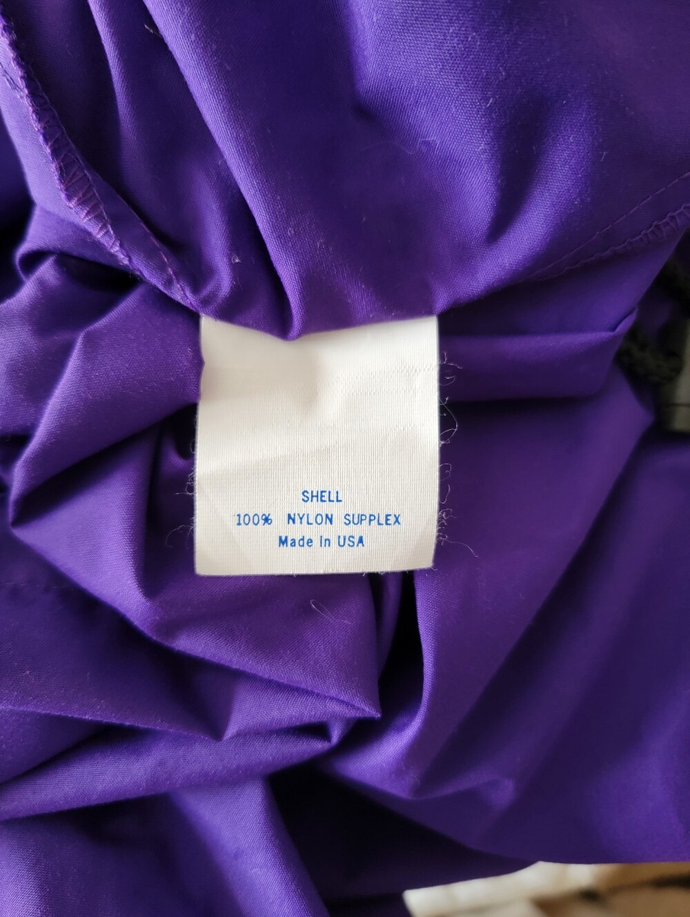 Vintage Disney Channel Purple Sportsmaster Anorak Windbreaker XL Made in USA - Picture 8 of 8